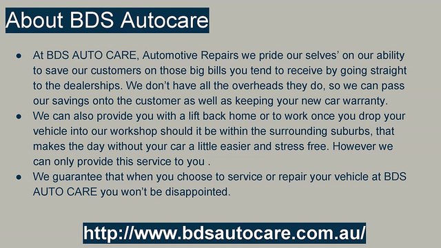 Car Service Hoppers Crossing | BDS Autocare