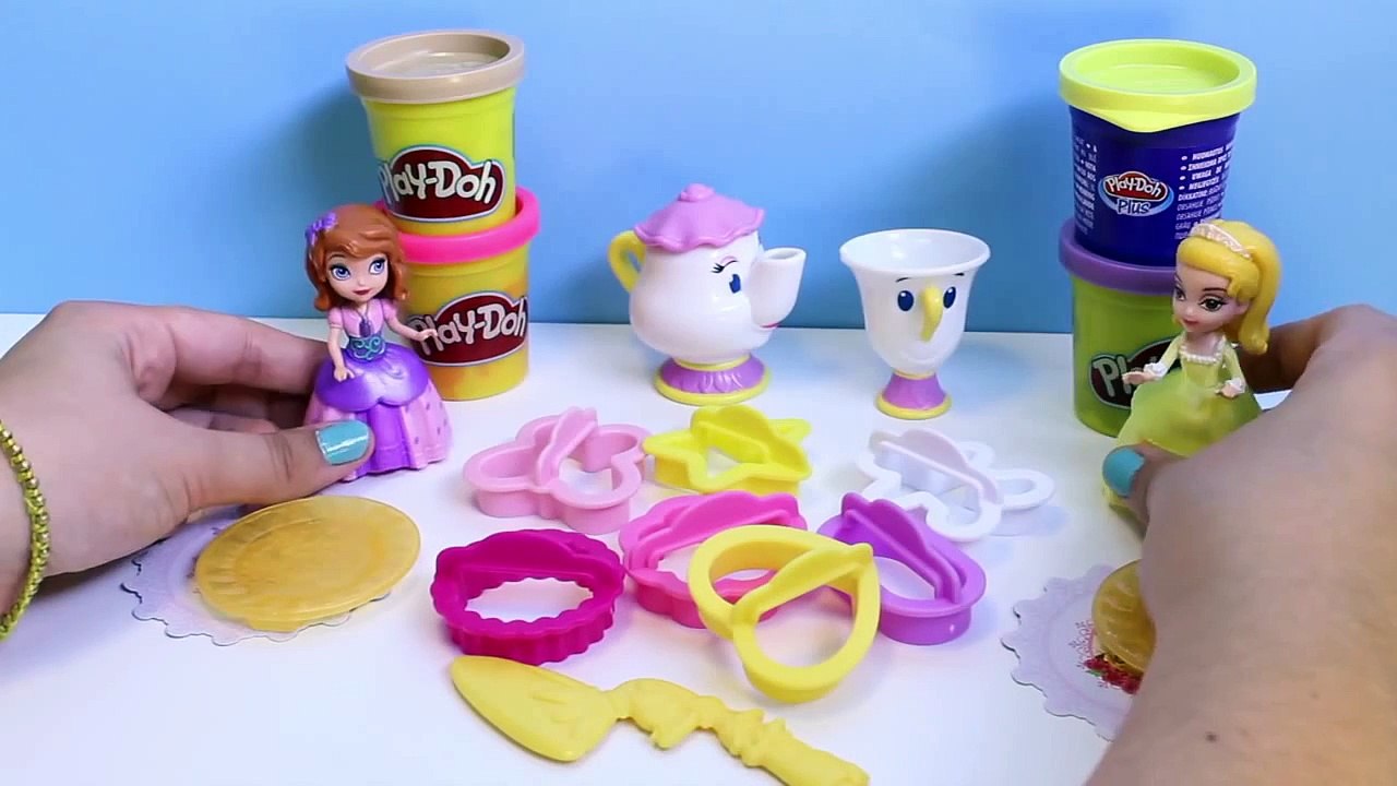 Play Doh Belle Magical Tea Party Playset Princess Sofia The First Disney Princess Belles Tea Time