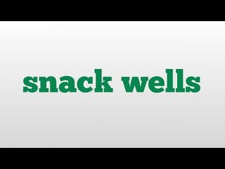 snack wells meaning and pronunciation