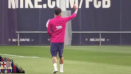 Las bobadas de Dani Alves en el entrenamiento del Barcelona • 2016