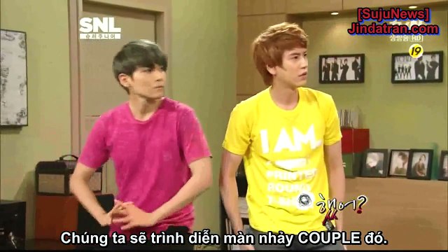 [Vietsub] (Full) 120714 SNL Saturday Night Live - Super junior 4-4
