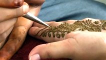Indo Arabian Modern Henna Mehndi Tattoo Design With Heavy Fingers 2016