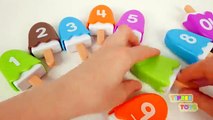 Learn Colors and Numbers with Ice Cream Toys for Kids Counting 1-10 for Toddlers (FULL HD)
