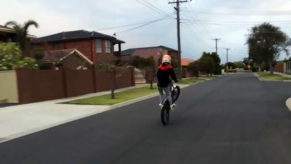 Wheelies on the Oset 20 Racing