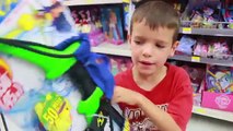 Toy Shopping TOO MANY BABIES Toy Hunt Walmart Frozen Baby Dolls Princess Little Kingdom Nerf (FULL HD)