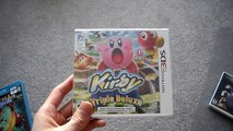 Unboxing Kirby Triple Deluxe Nintendo 3DS 2DS XL LL Hal Laboratory
