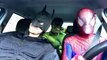 Superheroes Dancing in a Car: Spiderman, Batman & Hulk Funny Movie in Real Life