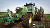 Fendt 936 & John Deere 6R | working in the mud | AgrartechnikHD