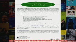 Download PDF  The Encyclopedia of Natural Medicine Third Edition FULL FREE