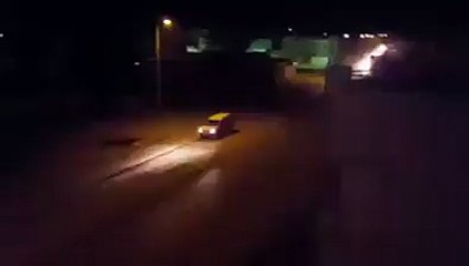 طفلة من سطح دارهم صوّرت الفيديو هذا