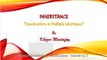 Mutiple Inheritance - Constructors - Tutorial no.7