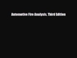 [PDF Download] Automotive Fire Analysis Third Edition [Download] Online