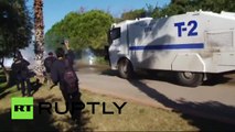 Students clash with police during protest in Turkey