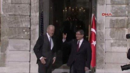 Davutoğlu-Biden Görüşmesi Başladı