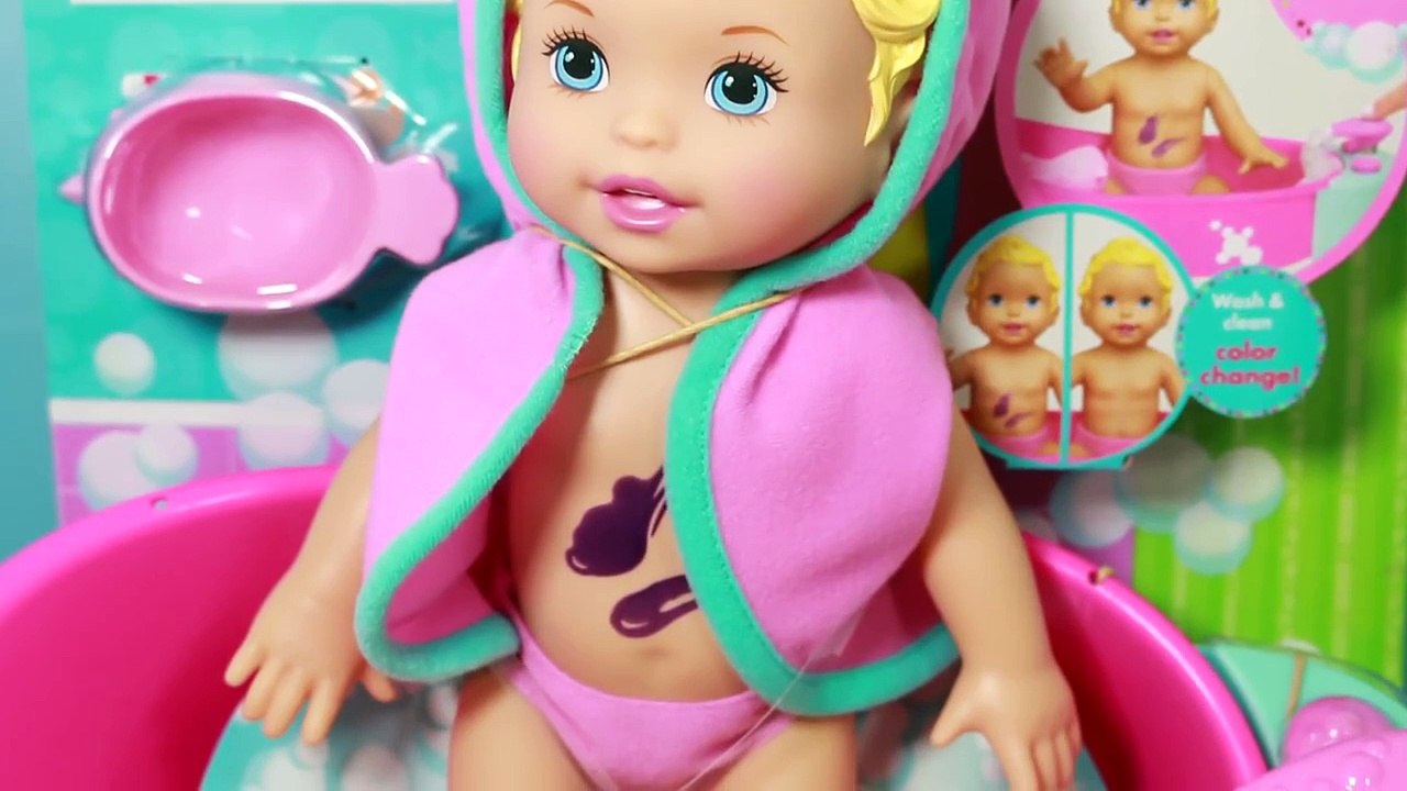 Baby Alive MESSY BABY Surprise Bath Tub Orbeez Pool Finger PAINT Crayola Fun