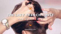 Quick And Easy French Twist Bun Updo - Updo Hairstyles