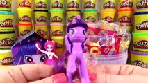 MY LITTLE PONY GIANT PLAY DOH SURPRISE EGG 2015 McDONALD’S HAPPY MEAL TOYS AND EQUESTRIA GIRLS DOLL
