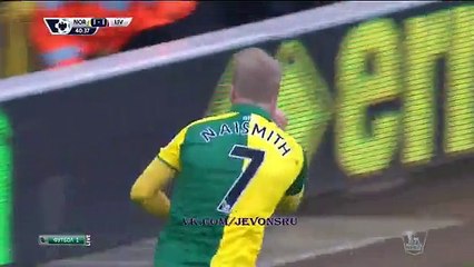 Steven Naismith GOAL | Norwich 2-1 Liverpool