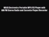 NAXA Electronics Portable MP3/CD Player with AM/FM Stereo Radio and Cassette Player/Recorder