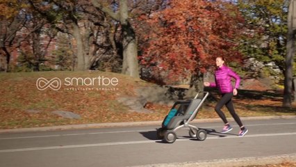 Une poussette automatique pour aller faire son footing sans avoir à pousser