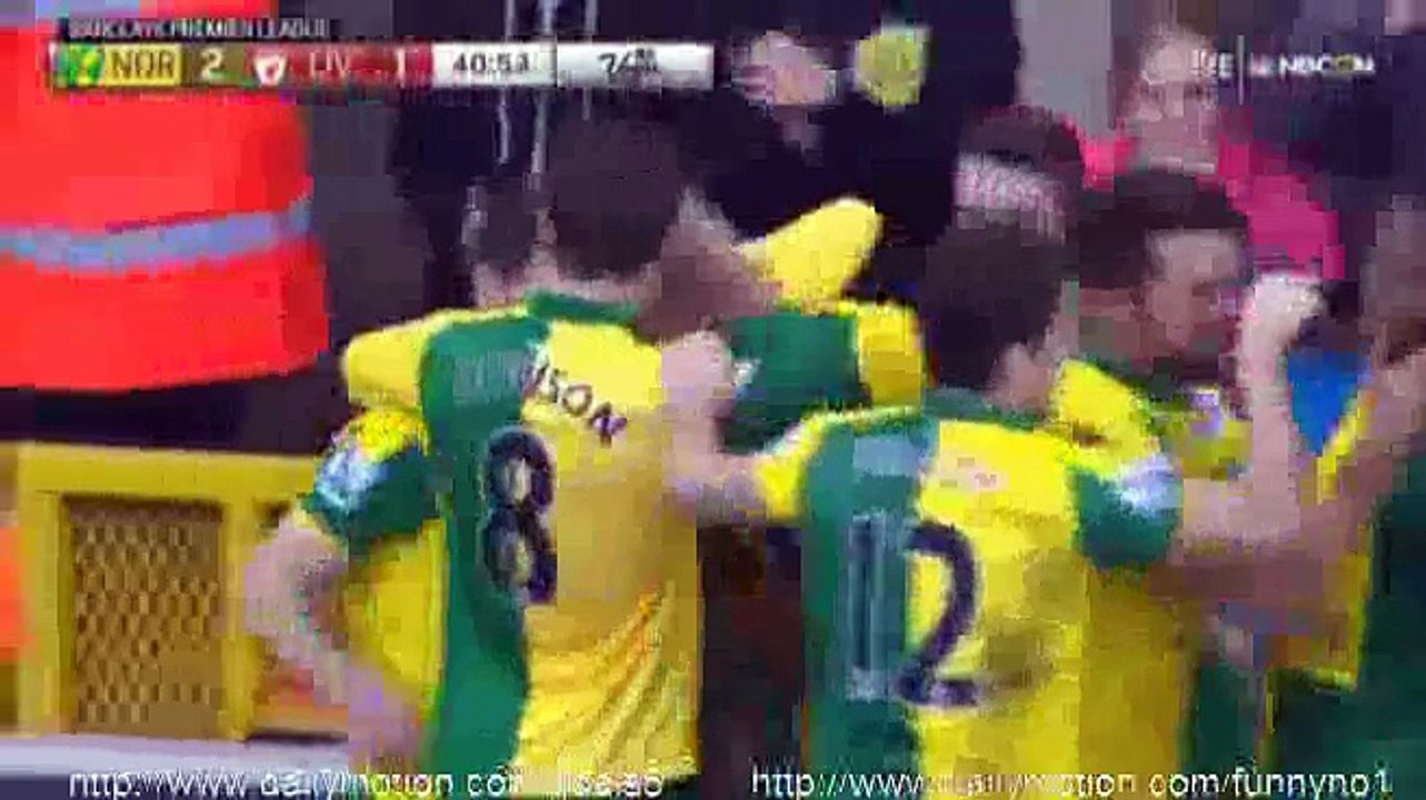 Steven Naismith Goal Norwich 2 - 1 Liverpool Premier League 23-1-2016_HIGH