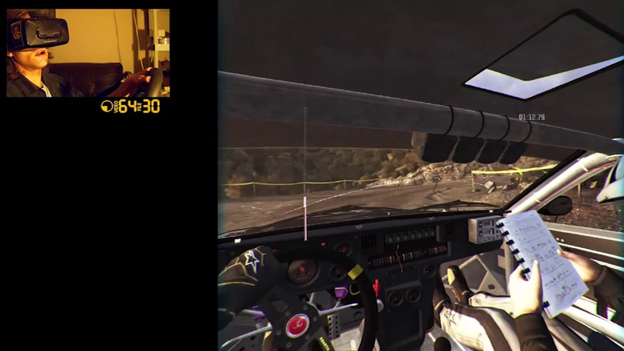 Oculus Rift DK2 - DIRT Rally - #2 "Nothing happened"