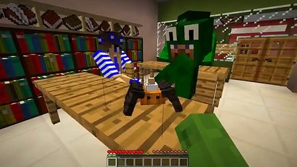 Minecraft School : THE CLASS MAKE HALLOWEEN MASKS!