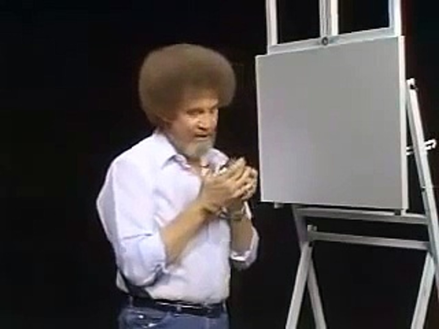Bob Ross Feeds Peapod The Squirrel - Dailymotion Video