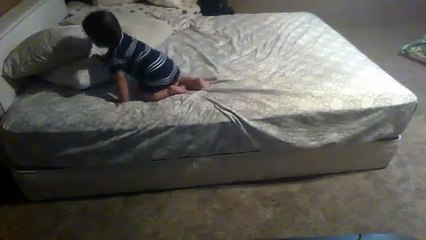 4-Month-Old Baby Starts Exploring Bed 🍼