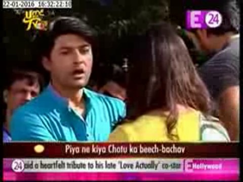 Diya Aur Baati Hum 23rd January 2016 Chotu Ke Saath Kisi Aur Ladki Ko Dekh Kar Suraj Ko Laga Jatka