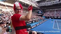 Stanislas Wawrinka vs Radek Stepanek ( Australian Open 2016 )