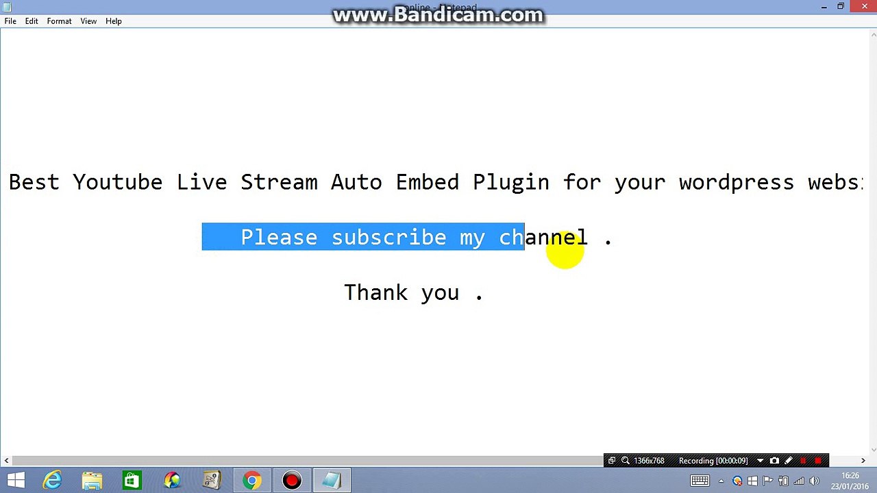 Best Youtube Live Stream Auto Embed Plugin for your wordpress website