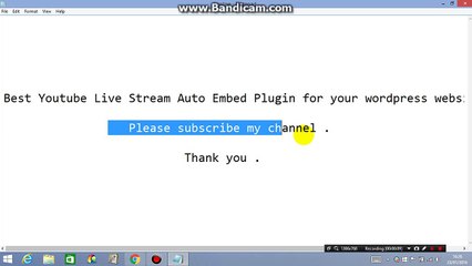 Best Youtube Live Stream Auto Embed Plugin for your wordpress website