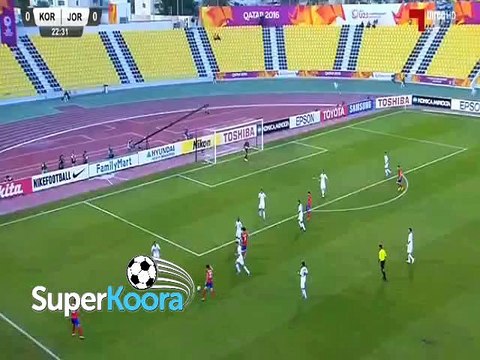 اهداف مباراة ( كوريا الجنوبية 1-0 الأردن ) ربع نهائى كأس آسيا تحت 23 سنة - قطر