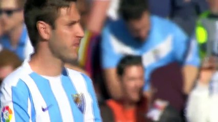 Munir El Haddadi Goal - Malaga vs Barcelona 0-1