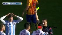 Malaga vs Barcelona 0-1 Malaga Mascherano Great Tackle After Vermalen Epic Fall