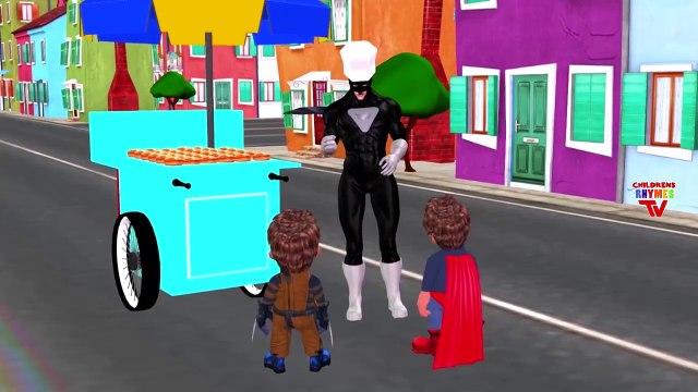 Batman Cartoon Finger Family Rhymes And Johny Johny Yes Papa, Hot Cross Buns Children Nursery Rhymes