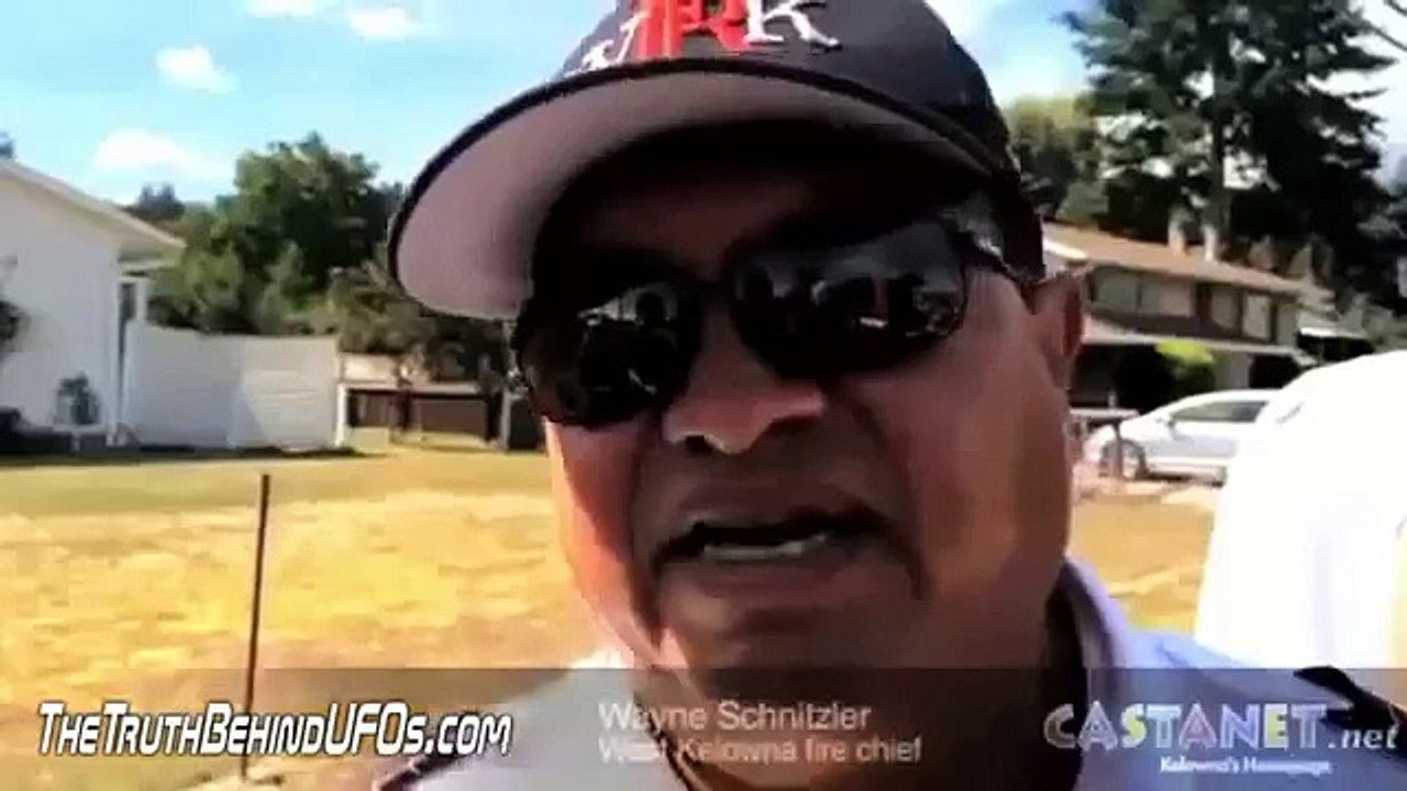 UFO Sighted On News Covering Fire in West Kelowna | 17-07-14