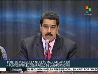 Pdte. Maduro se reúne con empresarios para evaluar plan exportador