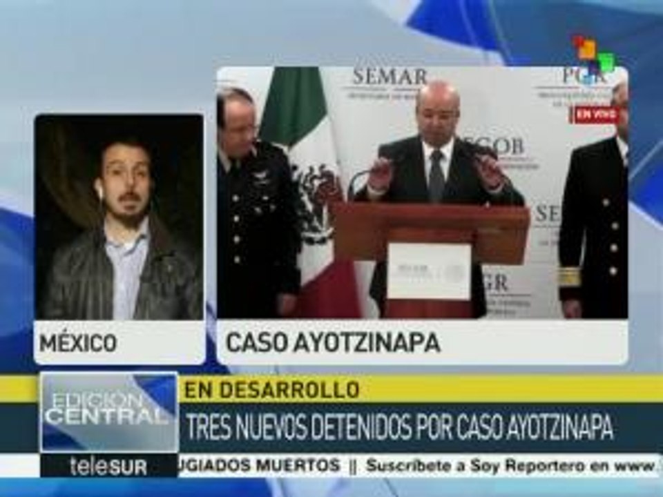 México: tres nuevos detenidos por caso Ayotzinapa