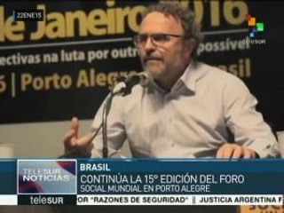 Continúa XV Foro Social Mundial en Porto Alegre