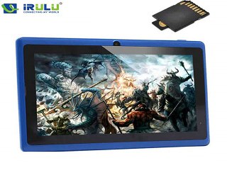 iRULU eXpro X1s 7&#39-&#39- Tablet PC 16G ROM Android 4.4 Quad Core Dual Cams Google Play Computer Internet Tablet WIFI with TF Card-in Tablet PCs from Computer