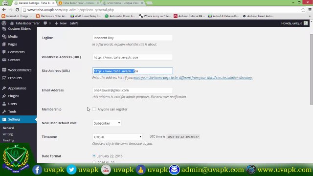 Lecture 14 setting menu in wordpress website in hindi urdu