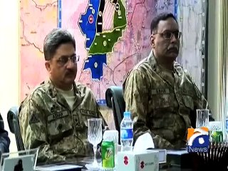 COAS visit to Corps Headquarters Peshawar