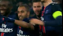 Lucas Goal 2:0 / Paris Saint Germain vs SCO Angers 23.01.2016 HD
