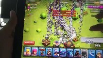 Clash of clans - 300 witches and 300 dragons raid Mass gameplay cheats