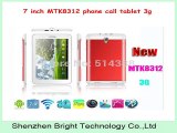 7 inch MTK8312 phone call tablet 3g Dual Core CPU 512MB/4GB Dual SIM Dual Camera GPS Bluetooth FM radio-in Tablet PCs from Computer