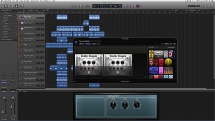 Double Dragon Pedal Board In Logic Pro (2:35)