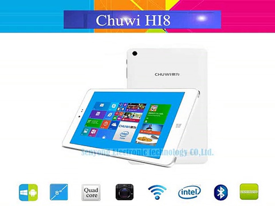 Original Chuwi Hi8 Dual Boot Windows 10 Android 4.4 Tablet PC 8'-'- 1920x1200 Intel Z3736F Quad Core 2GB 32GB Bluetooth 4.0 Wifi-in Tablet PCs from Computer