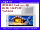 7 inch MTK8312 1G 8G dual Core 3G phone call dual SIM Dual Cameras GPS Bluetooth FM Radio Tablet PC-in Tablet PCs from Computer
